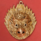 Brass Garud Face Wall Hanging (6 Inch) Vedansh Craft