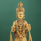 Brass Yogi Swami Narayan Statue (7 Inch) Vedansh Craft