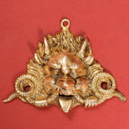 Brass Yali Face Wall Hanging (5.5 Inch) Vedansh Craft
