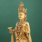 Brass Yogi Swami Narayan Statue (7 Inch) Vedansh Craft