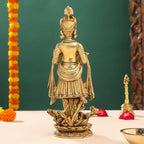 Brass Yogi Swami Narayan Statue (7 Inch) Vedansh Craft