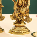 Brass Superfine Standing Radha krishna Idols Set (12 Inch) Vedansh Craft
