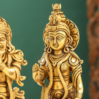 Brass Superfine Standing Radha krishna Idols Set (12 Inch) Vedansh Craft