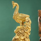 Brass Decorative Peacock Figurine (20 Inch) Vedansh Craft