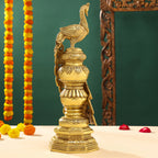 Brass Decorative Peacock Figurine (20 Inch) Vedansh Craft