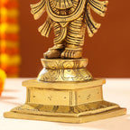 Brass Lord Dhanvantari Idol (13 Inch) Vedansh Craft