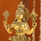 Brass Lord Dhanvantari Idol (13 Inch) Vedansh Craft