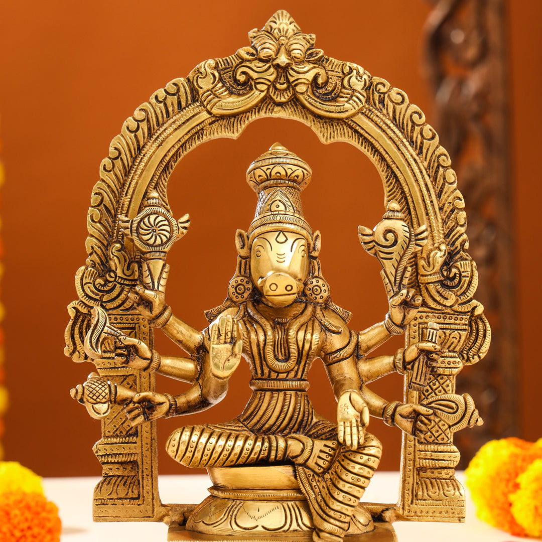 Brass Superfine Varahi Devi Idol (13 Inch) Vedansh Craft
