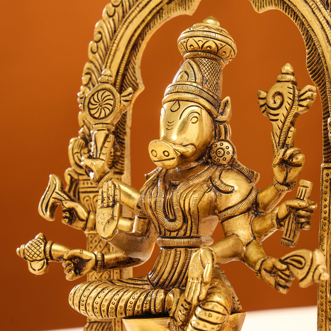 Brass Superfine Varahi Devi Idol (13 Inch) Vedansh Craft