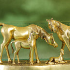Brass Modern Horse Showpiece (11 Inch) Vedansh Craft