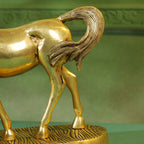 Brass Modern Horse Showpiece (11 Inch) Vedansh Craft