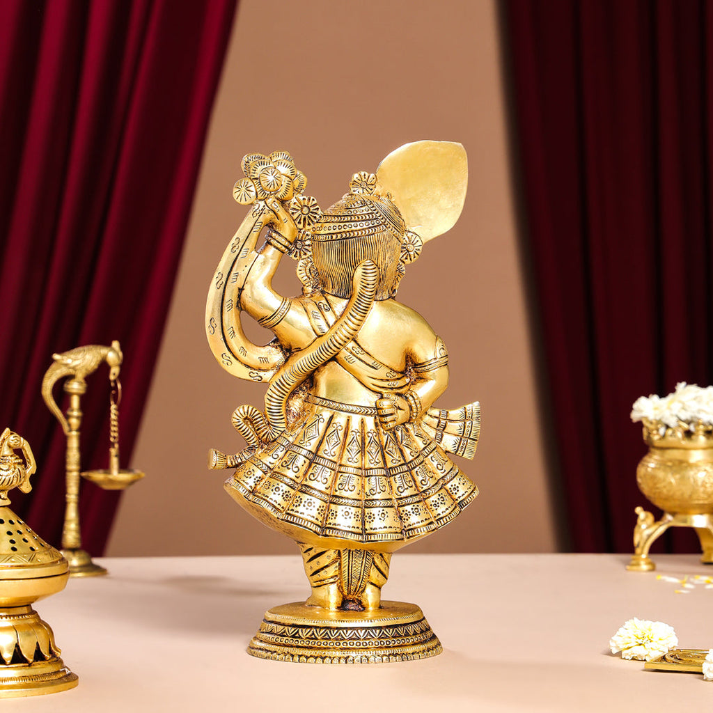 Brass Lord Shrinathji Idol (13 Inch) Vedansh Craft