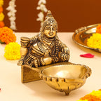 Brass Superfine Kuber Diya (4.5 Inch) Vedansh Craft