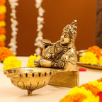 Brass Superfine Kuber Diya (4.5 Inch) Vedansh Craft