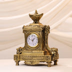 Brass Vintage Table Clock/Watch (10.5 Inch) Vedansh Craft