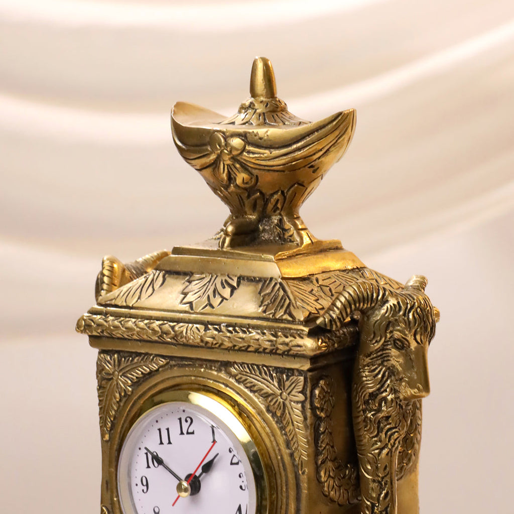 Brass Vintage Table Clock/Watch (10.5 Inch) Vedansh Craft