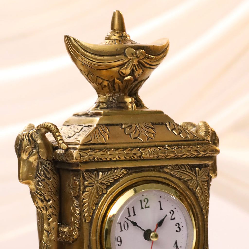 Brass Vintage Table Clock/Watch (10.5 Inch) Vedansh Craft