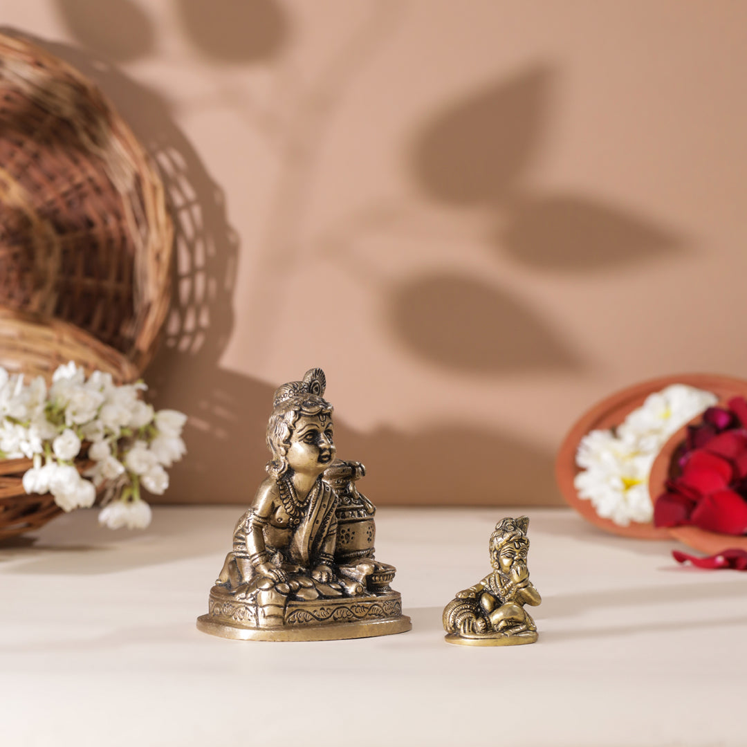 Brass Laddu Gopal Idol Vedansh Craft
