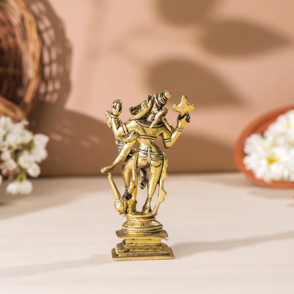 Brass Standing Varaha Lakshmi Idol (5.5 Inch) Vedansh Craft