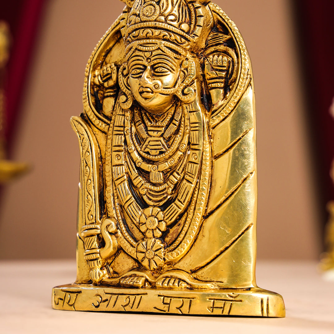 Brass Aashapura Maa Idol (6.5 Inch) Vedansh Craft