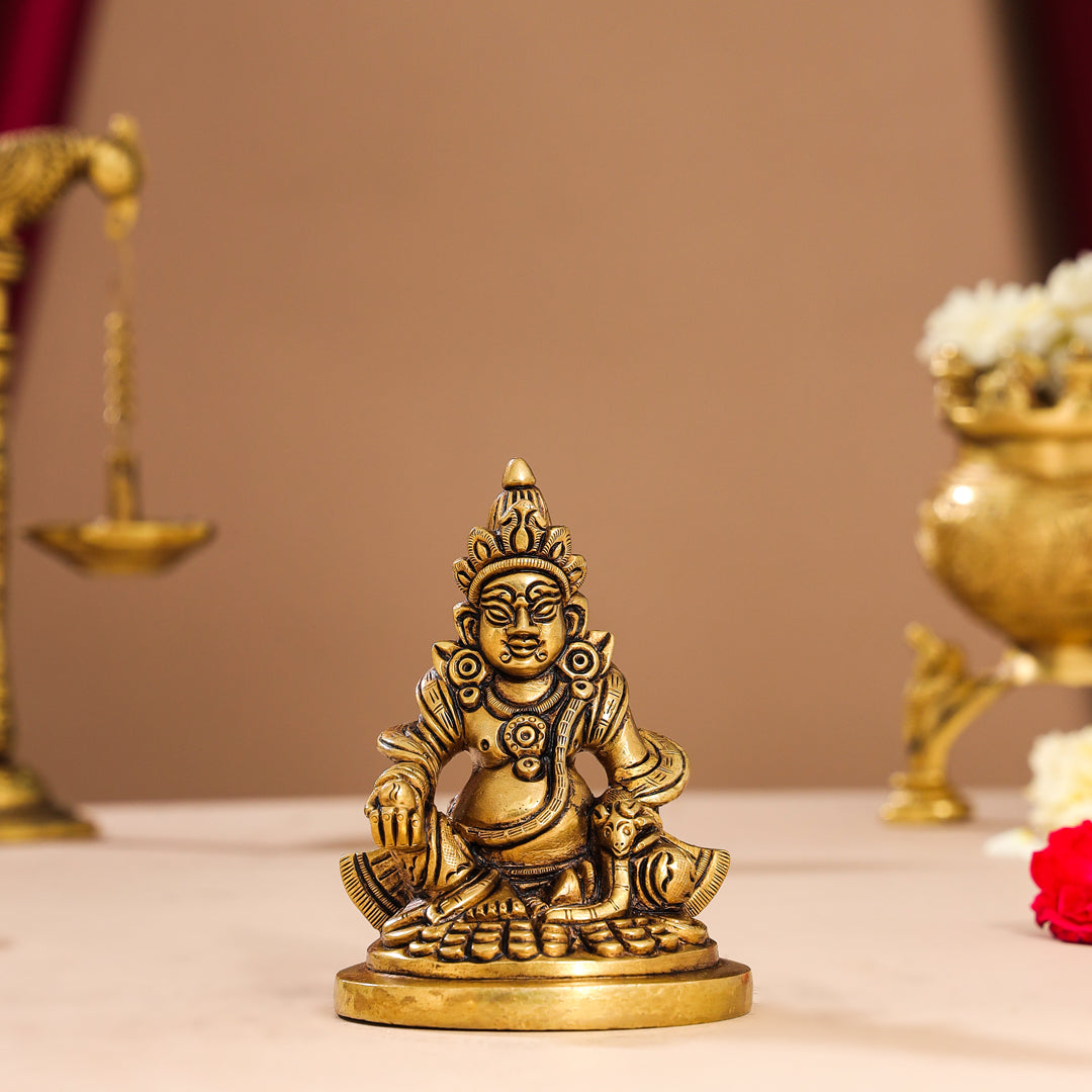 Brass Superfine Kuber Idol Vedansh Craft