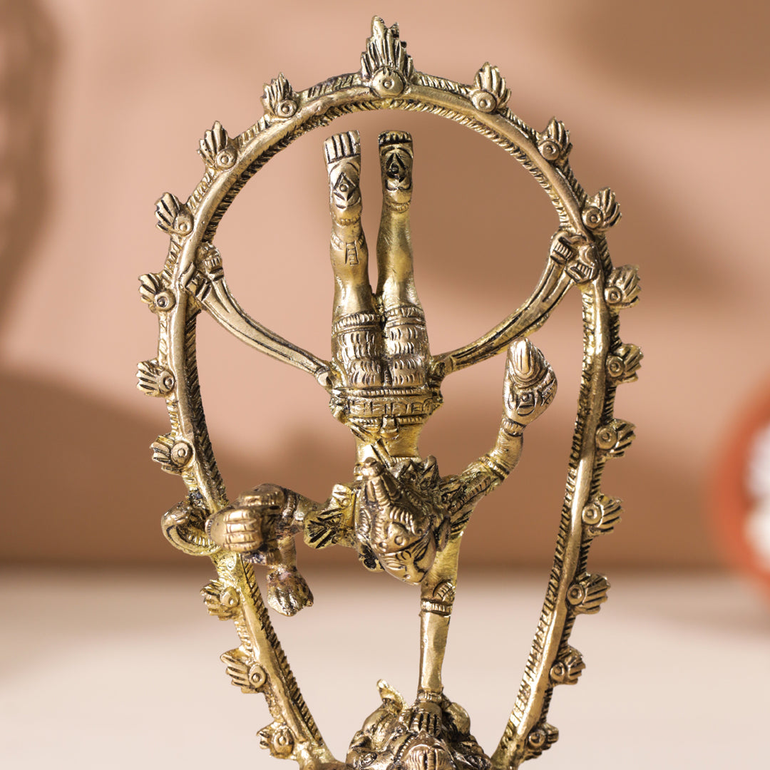 Brass Nataraja Dancing Shiva (6 Inch) Vedansh Craft