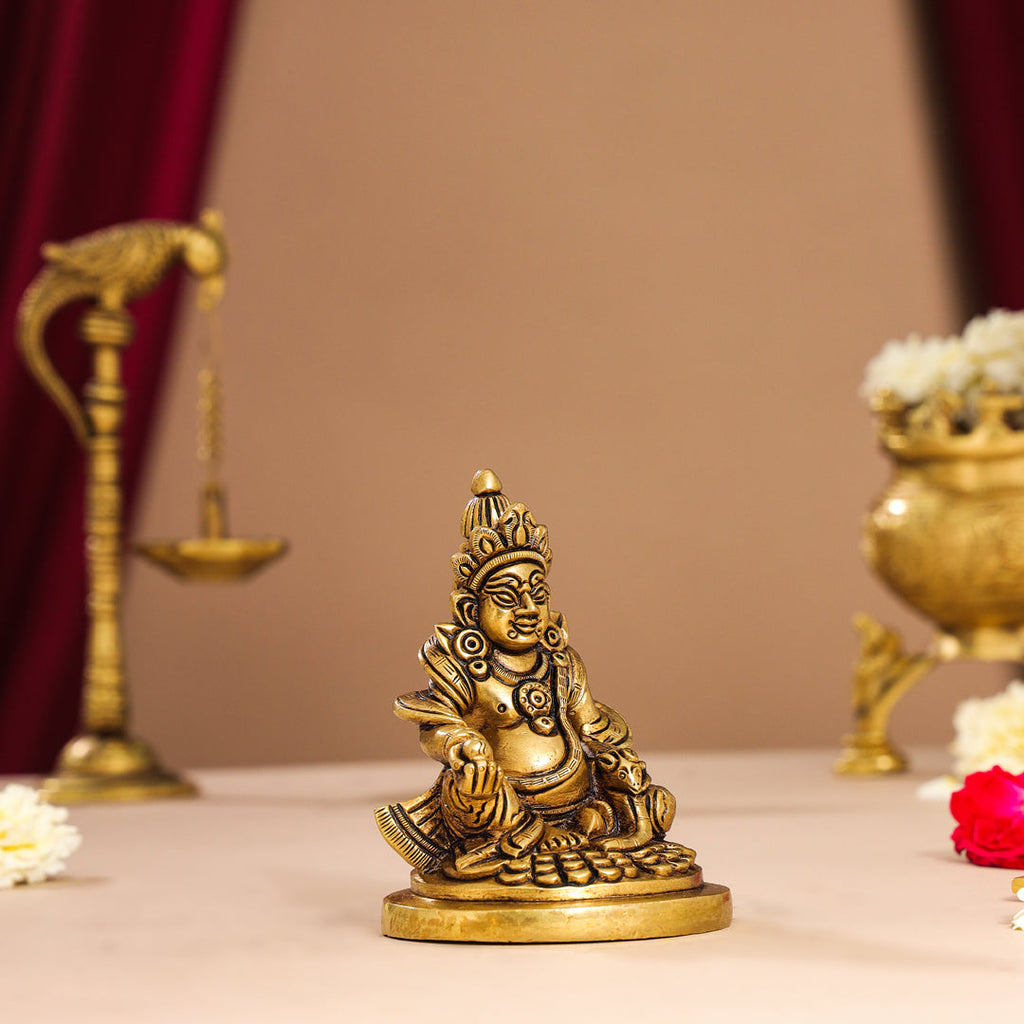 Brass Superfine Kuber Idol Vedansh Craft