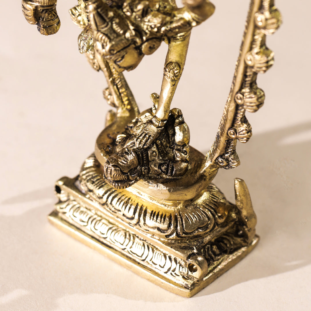 Brass Nataraja Dancing Shiva (6 Inch) Vedansh Craft