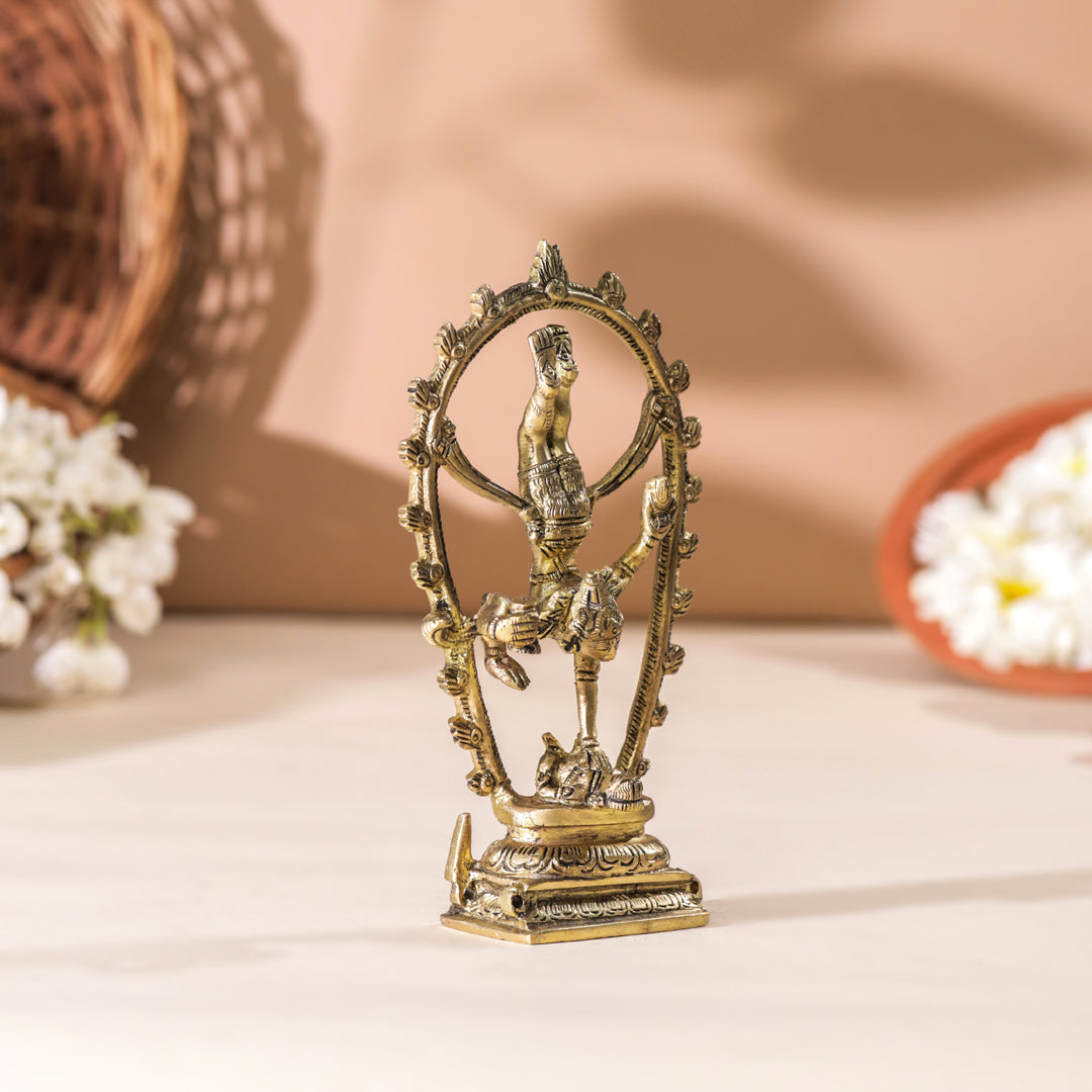Brass Nataraja Dancing Shiva (6 Inch) Vedansh Craft