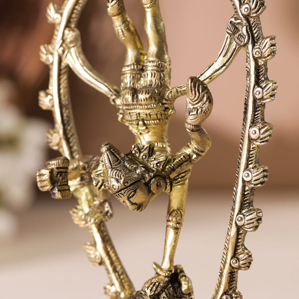 Brass Nataraja Dancing Shiva (6 Inch) Vedansh Craft
