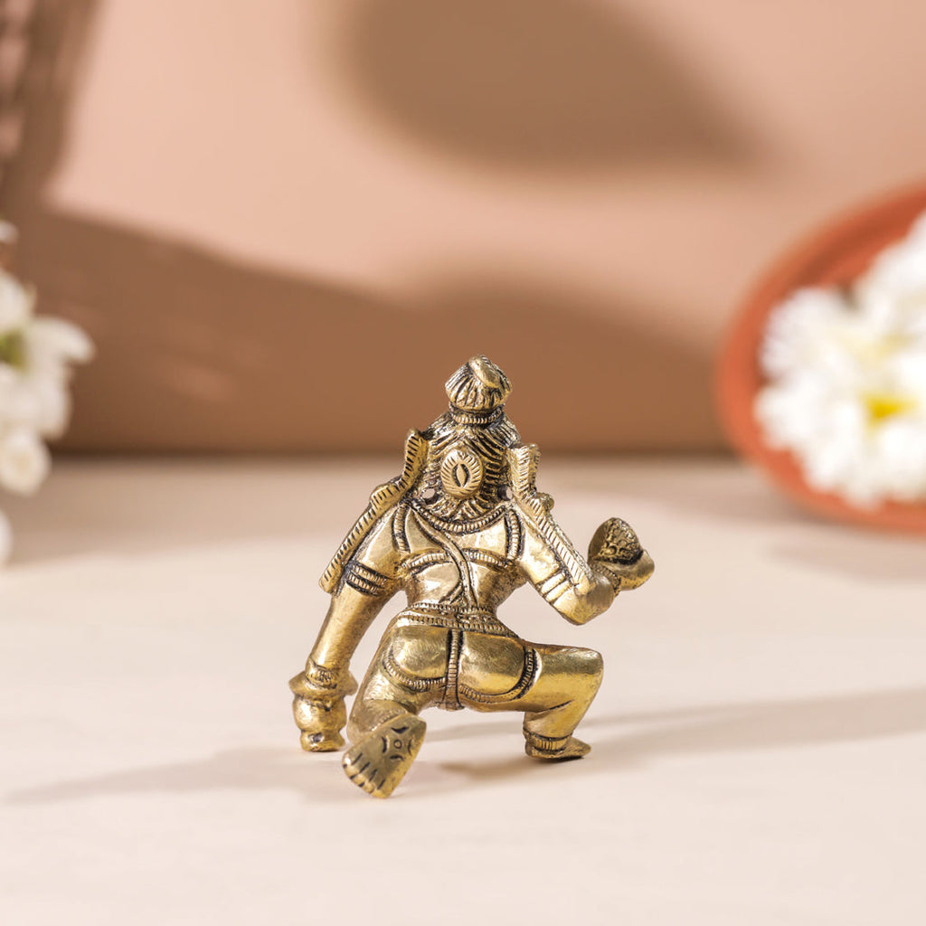 Brass Laddu Gopal Idol (3 Inch) Vedansh Craft