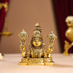 Brass Tirupati Balaji/Venkateshwar Bust (3.5 Inch) Vedansh Craft