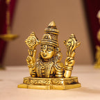 Brass Tirupati Balaji/Venkateshwar Bust (3.5 Inch) Vedansh Craft