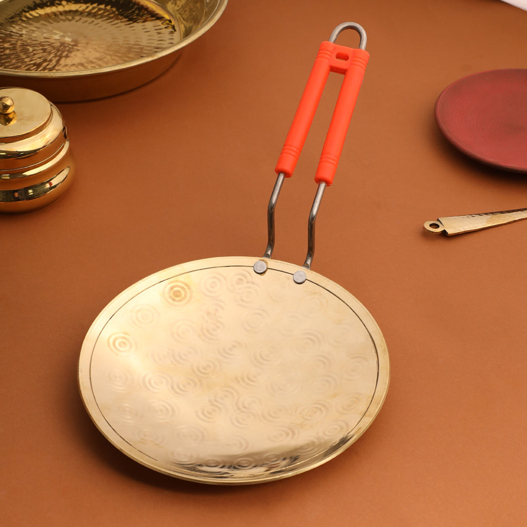 Brass Plain Roti Tawa (17 Inch) Vedansh Craft