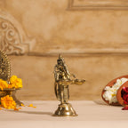 Brass Pooja Aarti Diya Vedansh Craft