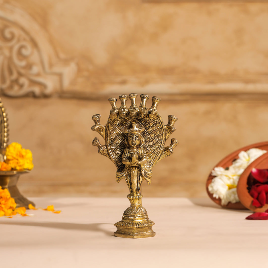 Brass Pooja Aarti Diya Vedansh Craft