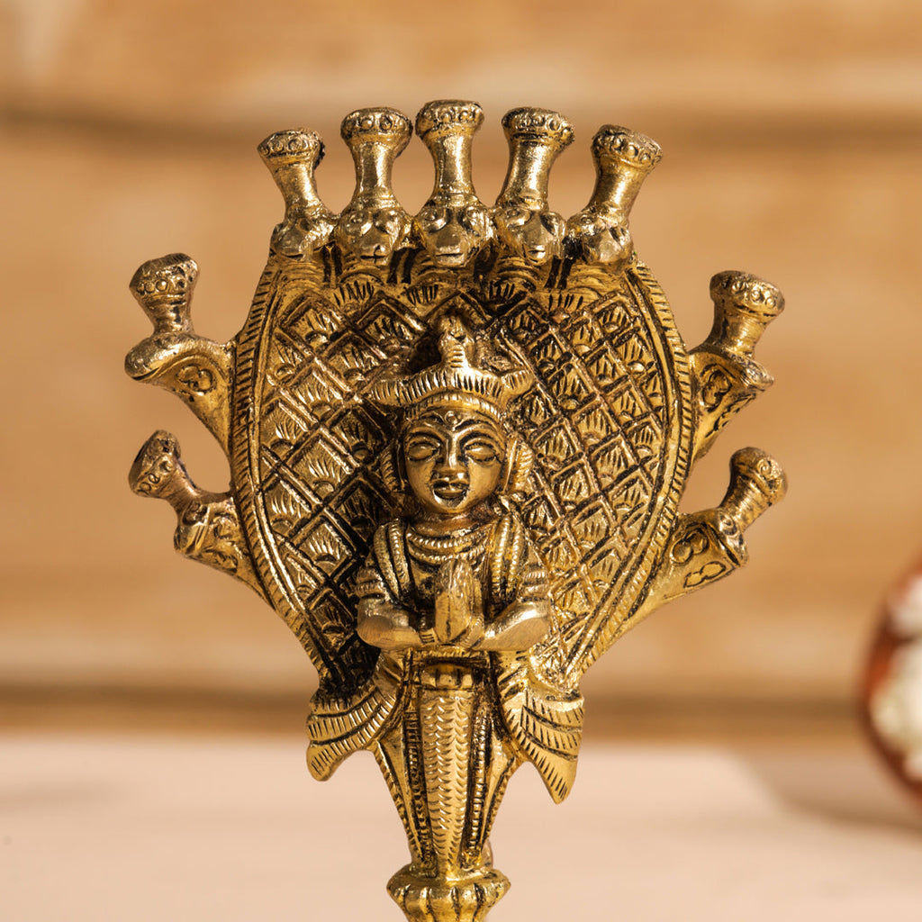 Brass Pooja Aarti Diya Vedansh Craft