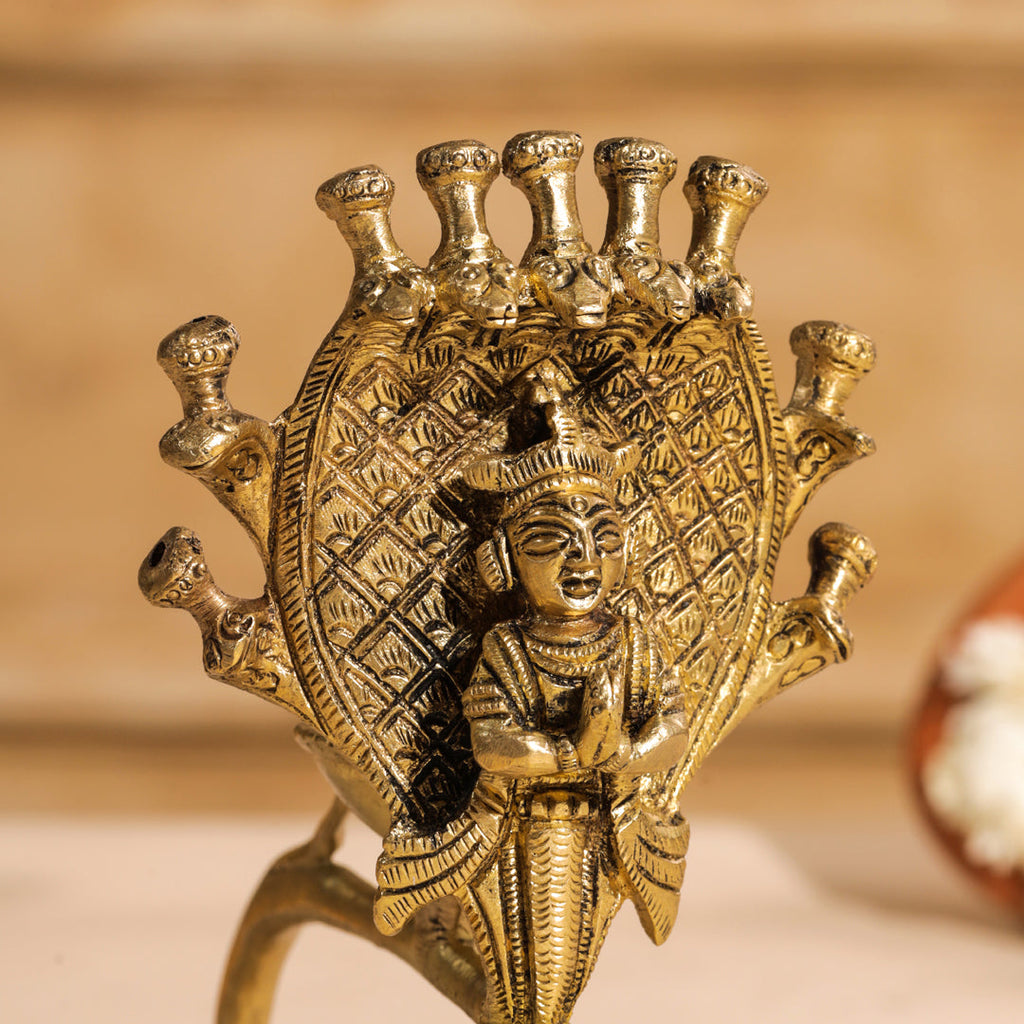 Brass Pooja Aarti Diya Vedansh Craft