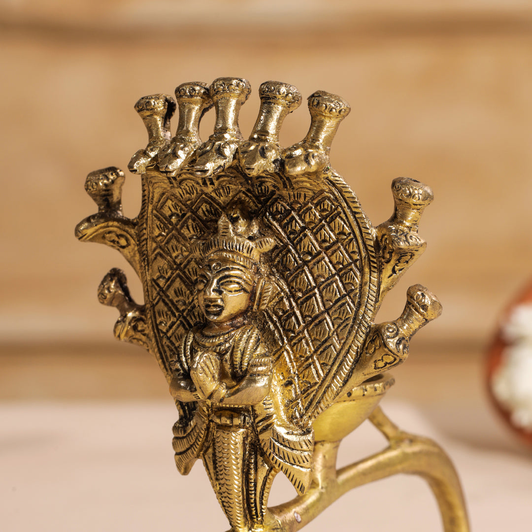 Brass Pooja Aarti Diya Vedansh Craft