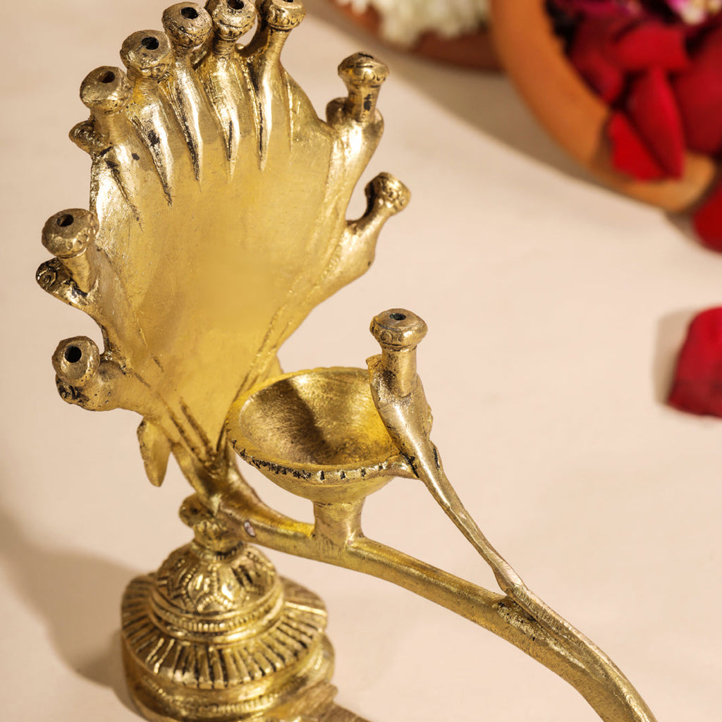 Brass Pooja Aarti Diya Vedansh Craft