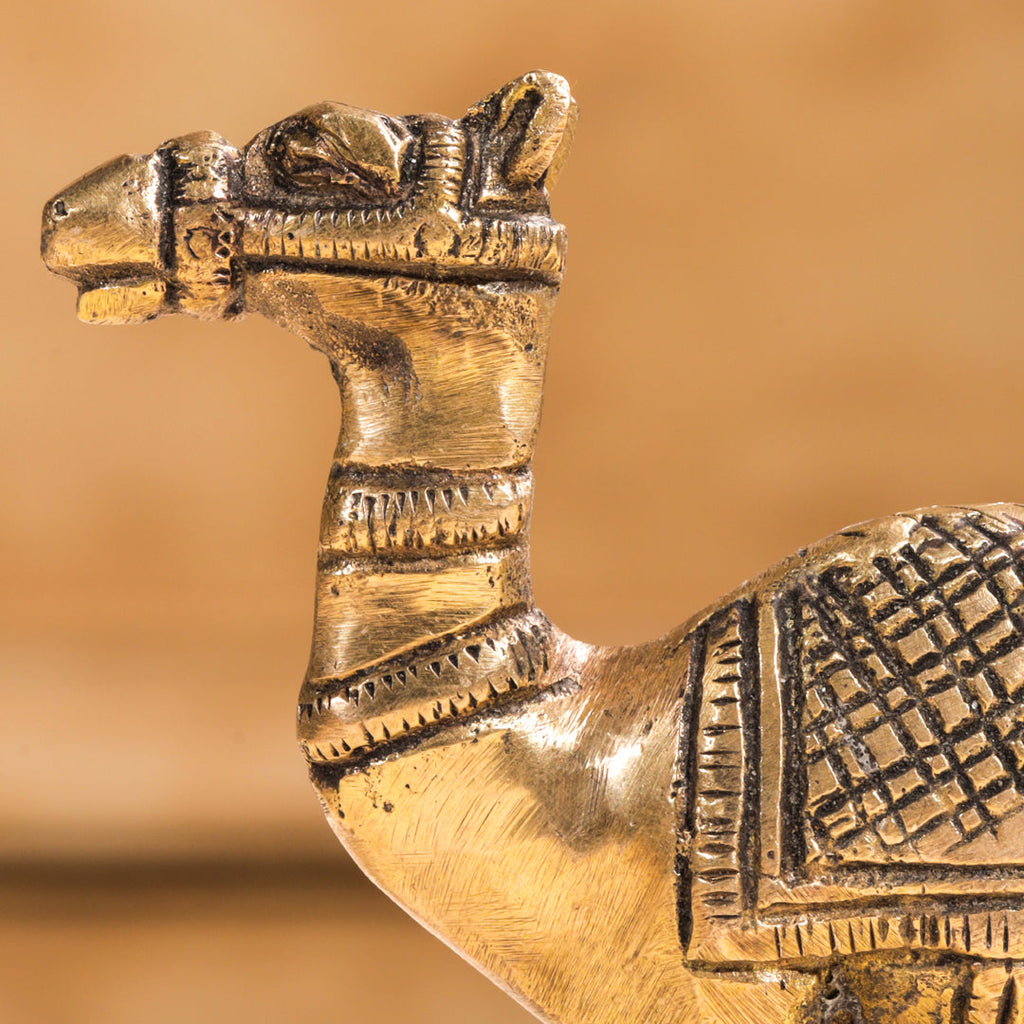 Brass Standing Camel Statue (4.2 Inch) Vedansh Craft