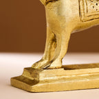 Brass Dog Figurine (3 Inch) Vedansh Craft