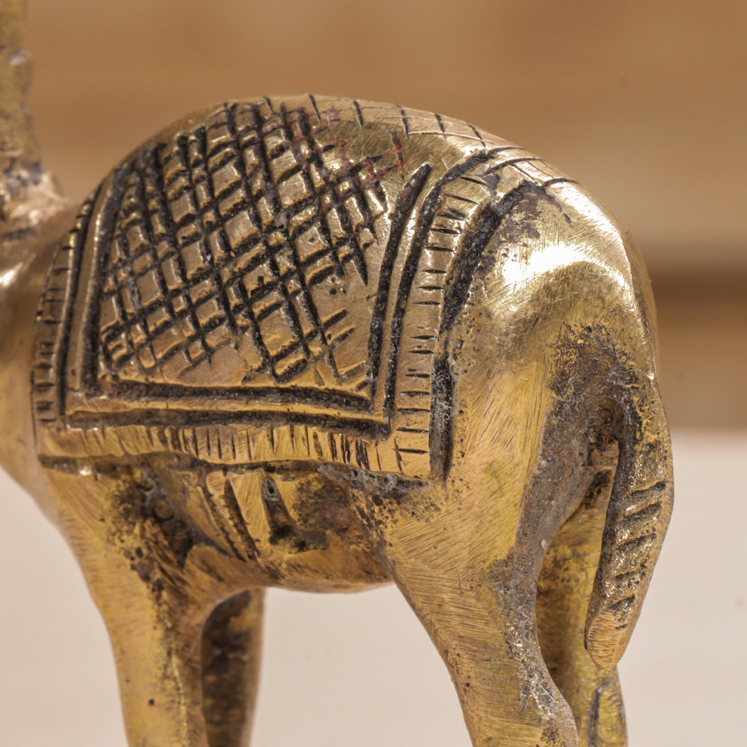 Brass Standing Camel Statue (4.2 Inch) Vedansh Craft