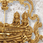 Brass Vishnu Lakshmi (Padmanabha Swamy) Wall Hanging (23 Inch) Vedansh Craft