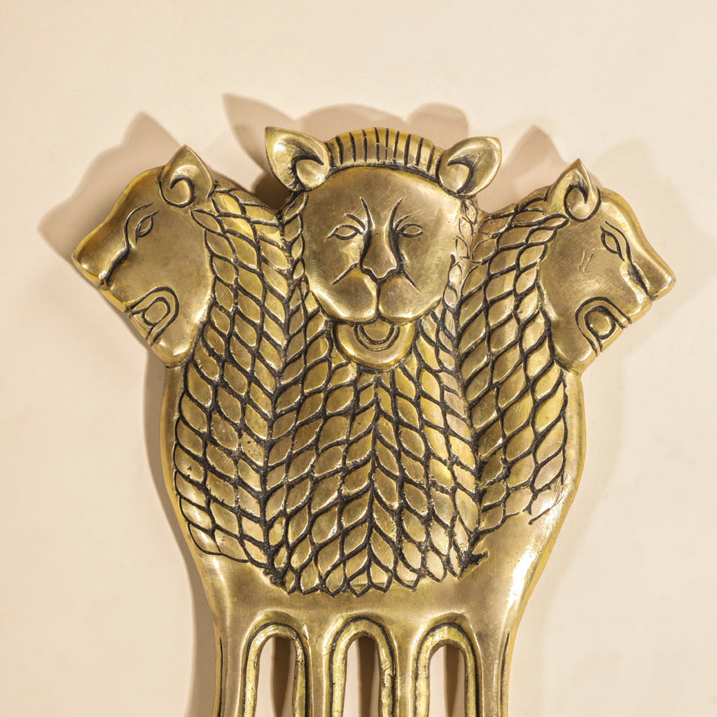 Brass Ashok Stambh Wall Hanging (14 Inch) Vedansh Craft
