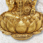 Brass Goddess Lakshmi Wall Hanging (11 Inch) Vedansh Craft