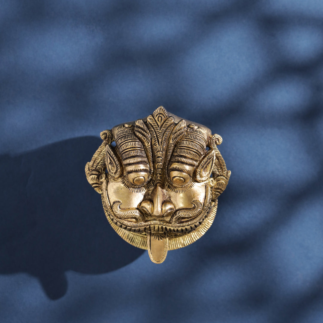 Brass Yali/kirtimukha Door Knob Vedansh Craft