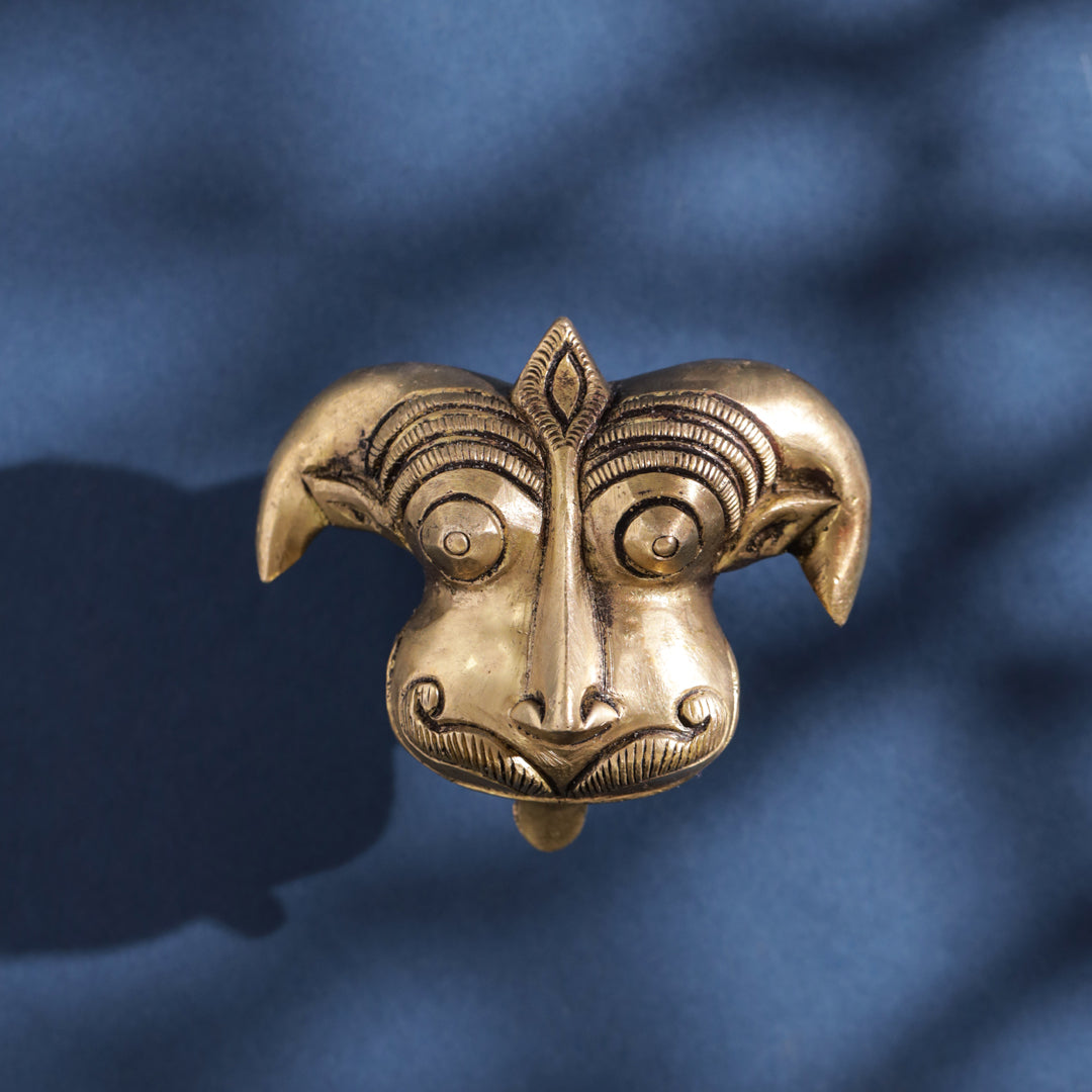 Brass Yali/kirtimukha Door Knob Vedansh Craft