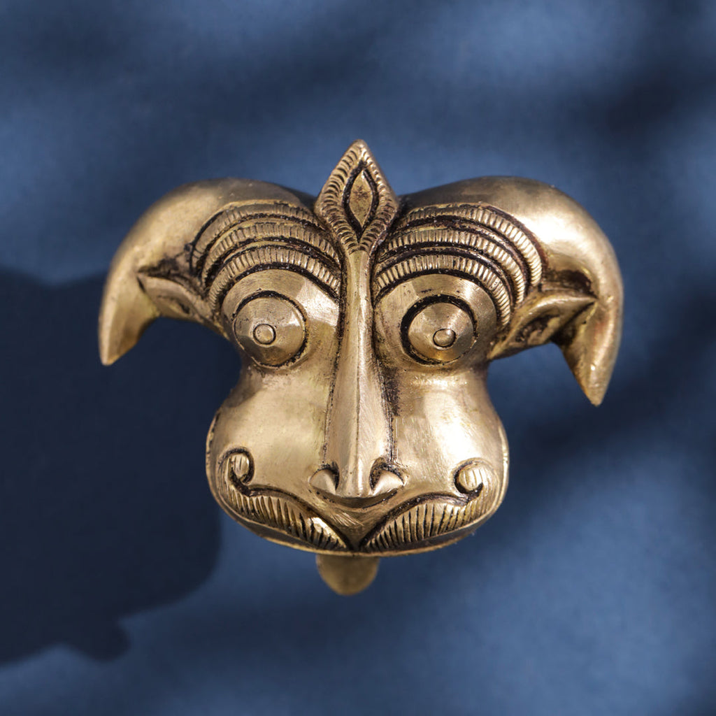 Brass Yali/kirtimukha Door Knob Vedansh Craft