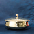 Brass Handi/Lagan With Lid (8.5 Inch) Vedansh Craft